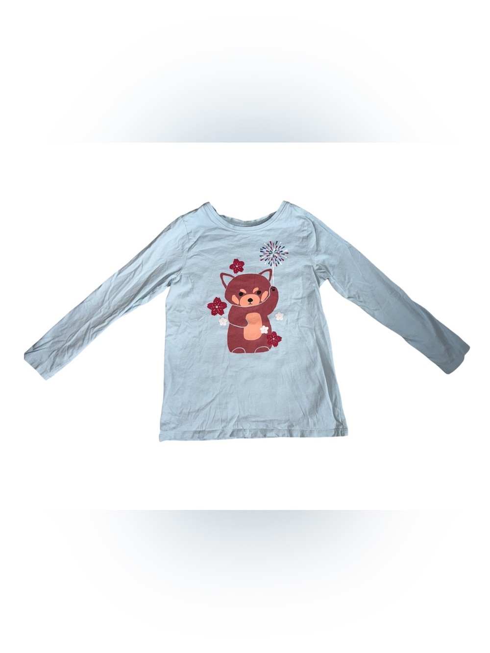 Tea Collection 10y Red Panda Front & Back Design Tee